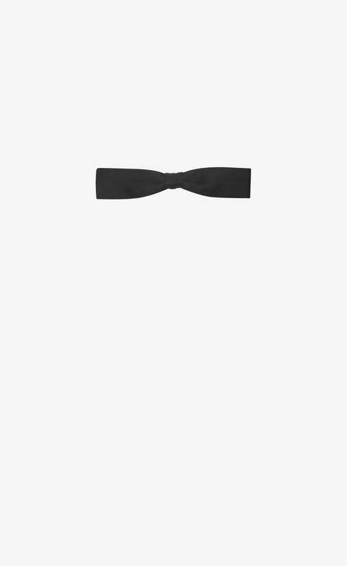 Bow tie in black grosgrain